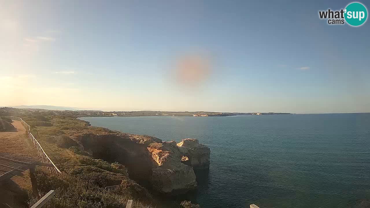 Live Webcam Putzu Idu beach – Arco di S’Architteddu – Oristano livecam Sardinia – Italy