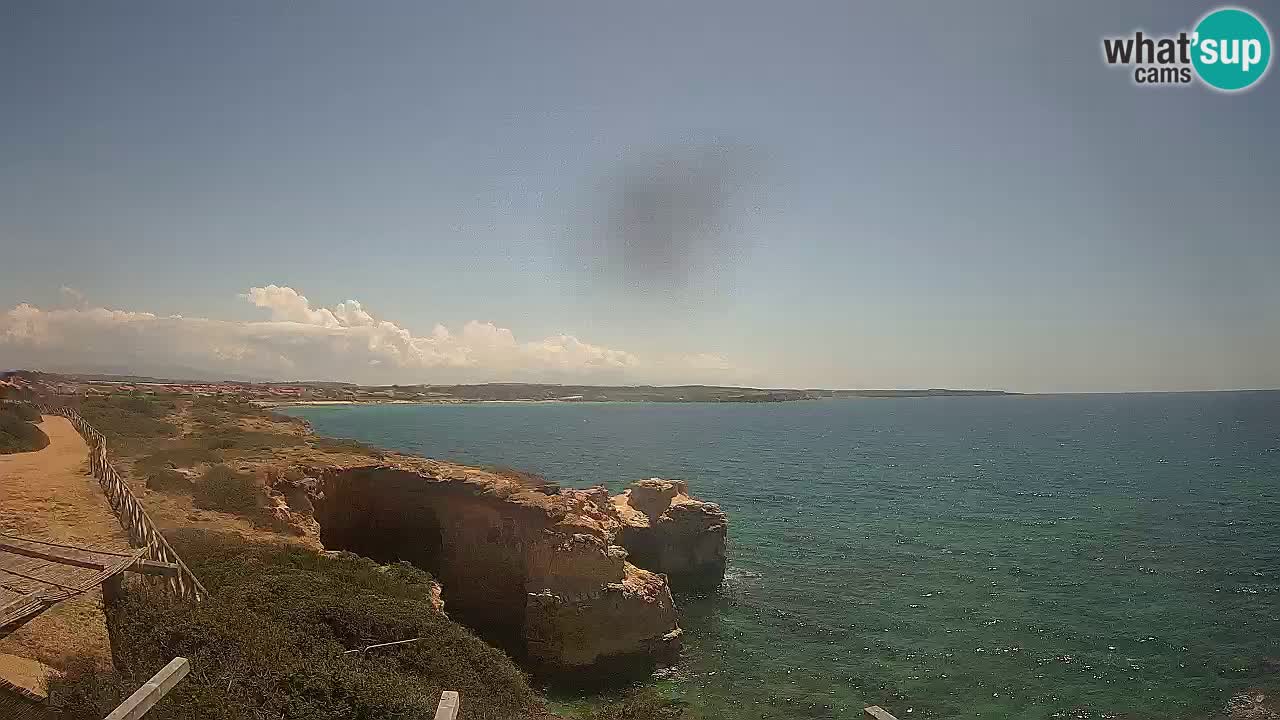 Live Webcam Putzu Idu Strand – Arco di S’Architteddu – Oristano livecam Sardinien – Italien