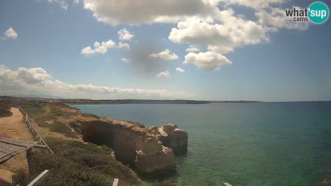 Live Webcam Putzu Idu Strand – Arco di S’Architteddu – Oristano livecam Sardinien – Italien