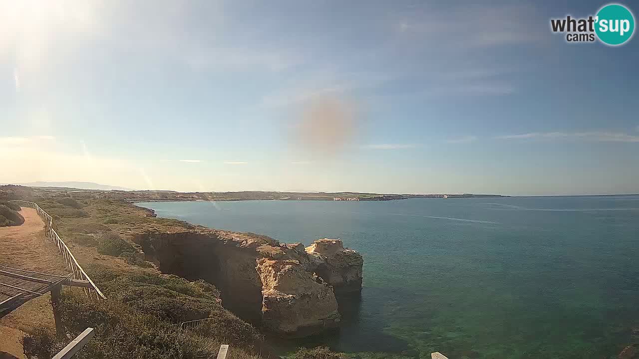 Live Webcam Putzu Idu beach – Arco di S’Architteddu – Oristano livecam Cerdeña – Italia