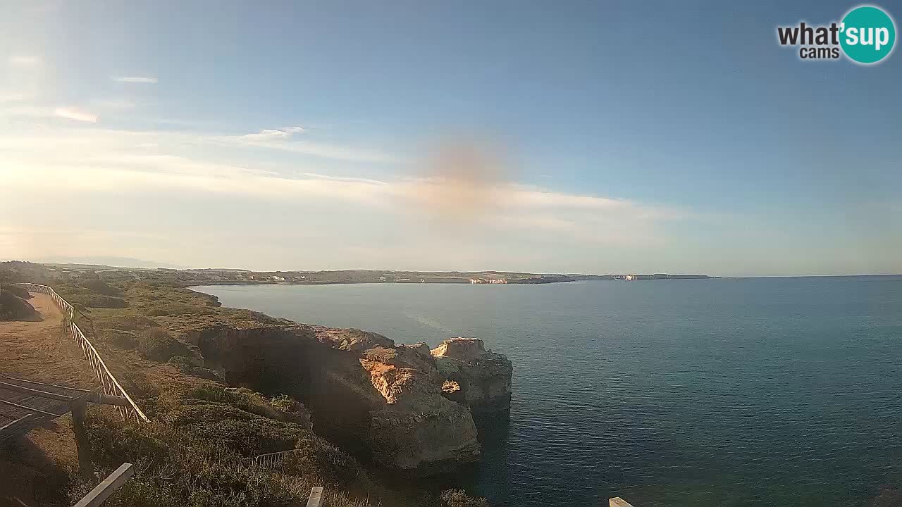 Live Webcam Putzu Idu beach – Arco di S’Architteddu – Oristano livecam Cerdeña – Italia