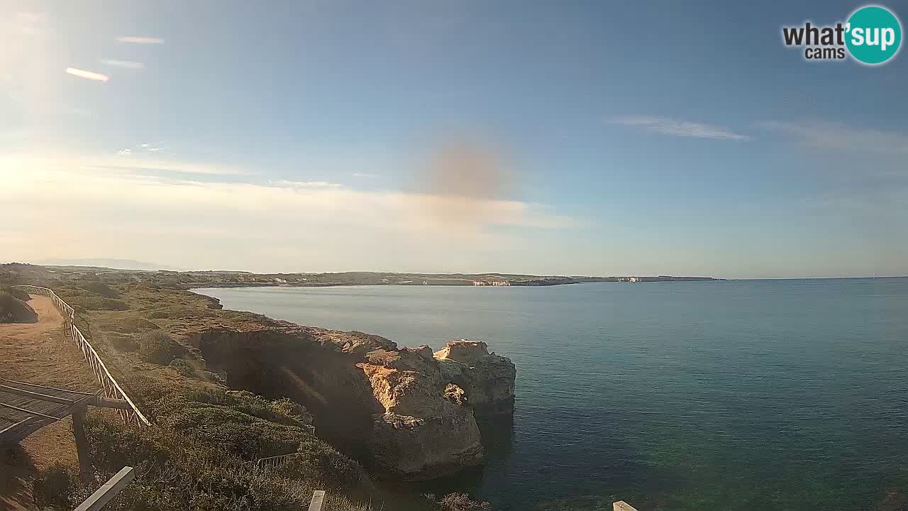 Live Webcam Putzu Idu Strand – Arco di S’Architteddu – Oristano livecam Sardinien – Italien