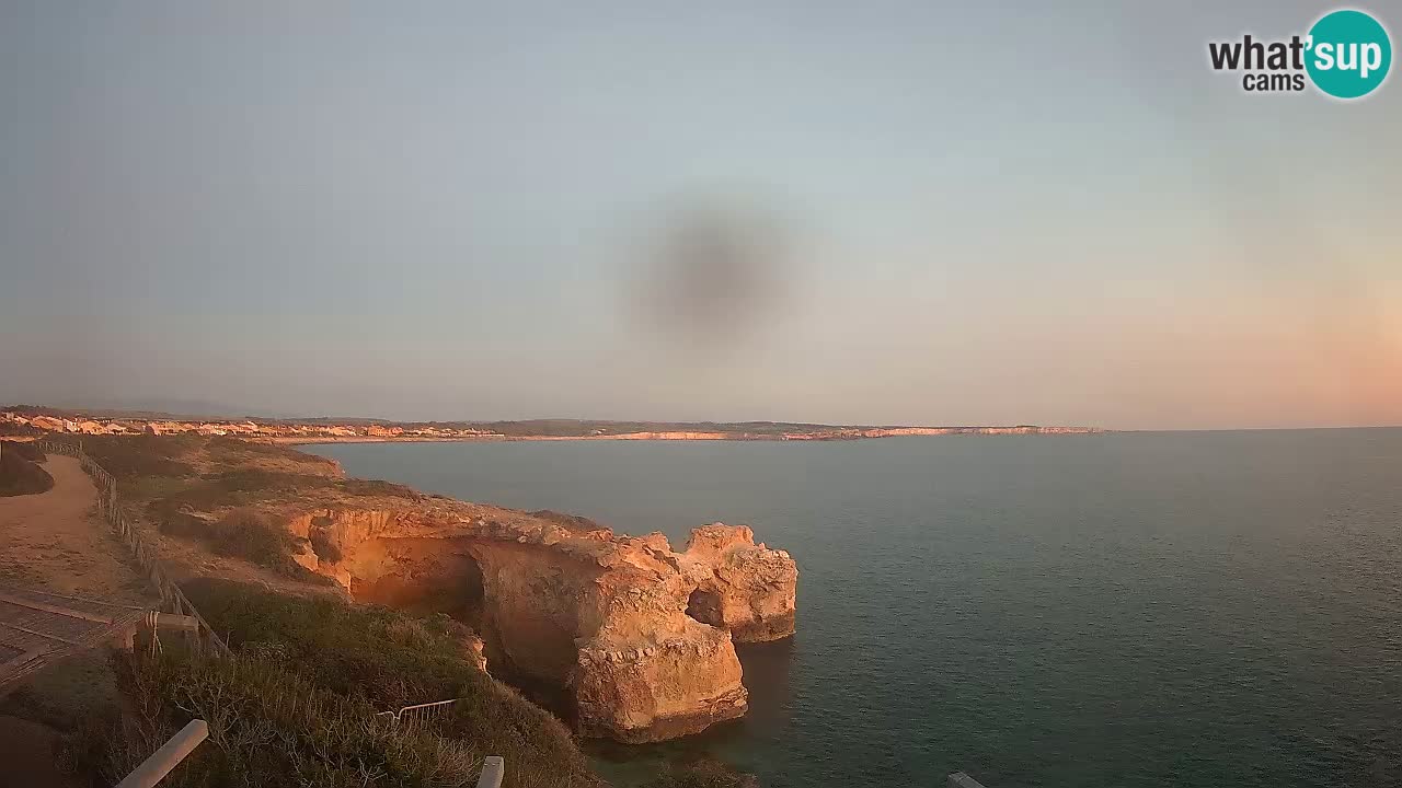 Live Webcam Putzu Idu beach – Arco di S’Architteddu – Oristano livecam Sardinia – Italy