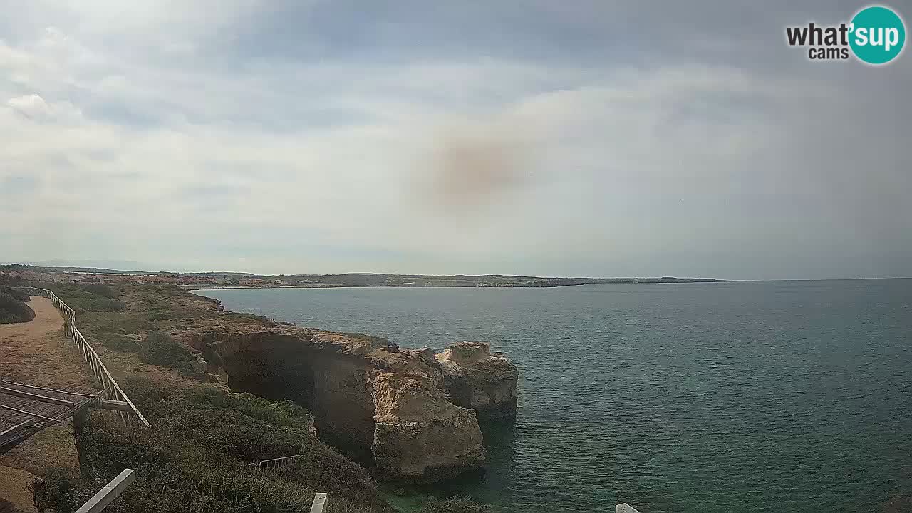 Web kamera uživo Plaža Putzu Idu – Arco di S’Architteddu – Oristano Sardinija – Italija
