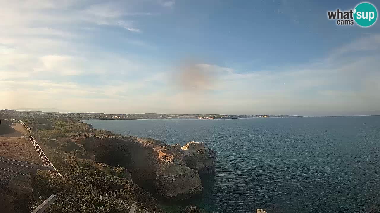Live Webcam Putzu Idu Strand – Arco di S’Architteddu – Oristano livecam Sardinien – Italien