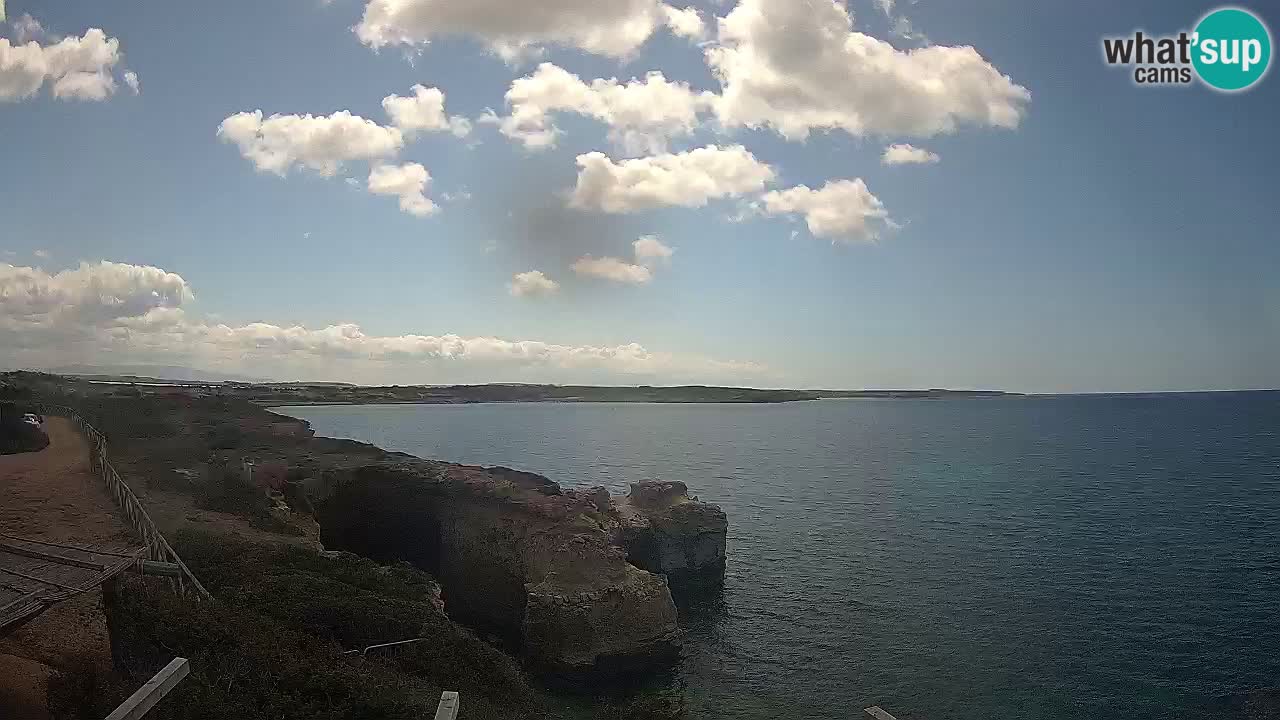 Live Webcam Putzu Idu beach – Arco di S’Architteddu – Oristano livecam Sardinia – Italy