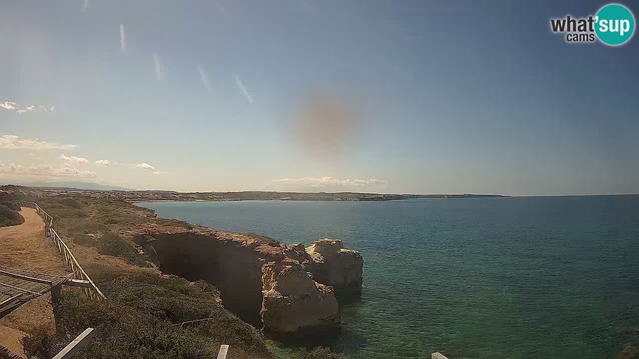 Live Webcam Putzu Idu beach – Arco di S’Architteddu – Oristano livecam Sardinia – Italy