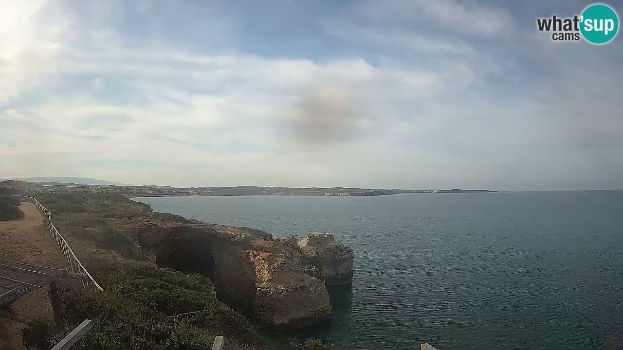 Live Webcam Putzu Idu Strand – Arco di S’Architteddu – Oristano livecam Sardinien – Italien