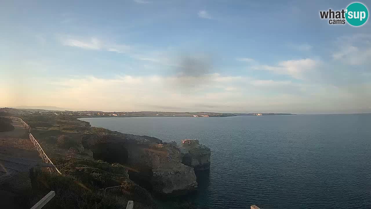 Live Webcam Putzu Idu beach – Arco di S’Architteddu – Oristano livecam Sardinia – Italy