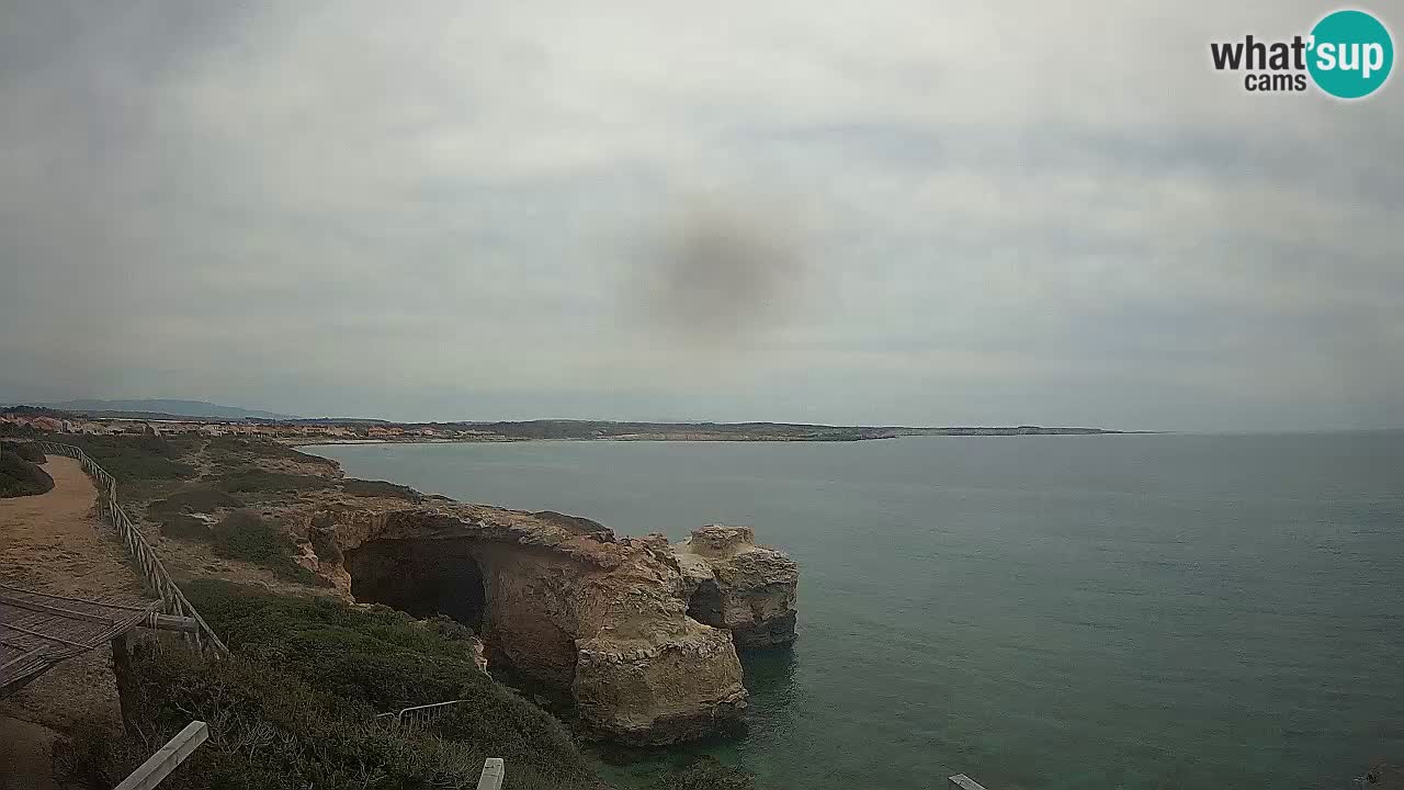 Webcam en direct Plage Putzu Idu – Arco di S’Architteddu – Oristano livecam Sardaigne – Italie