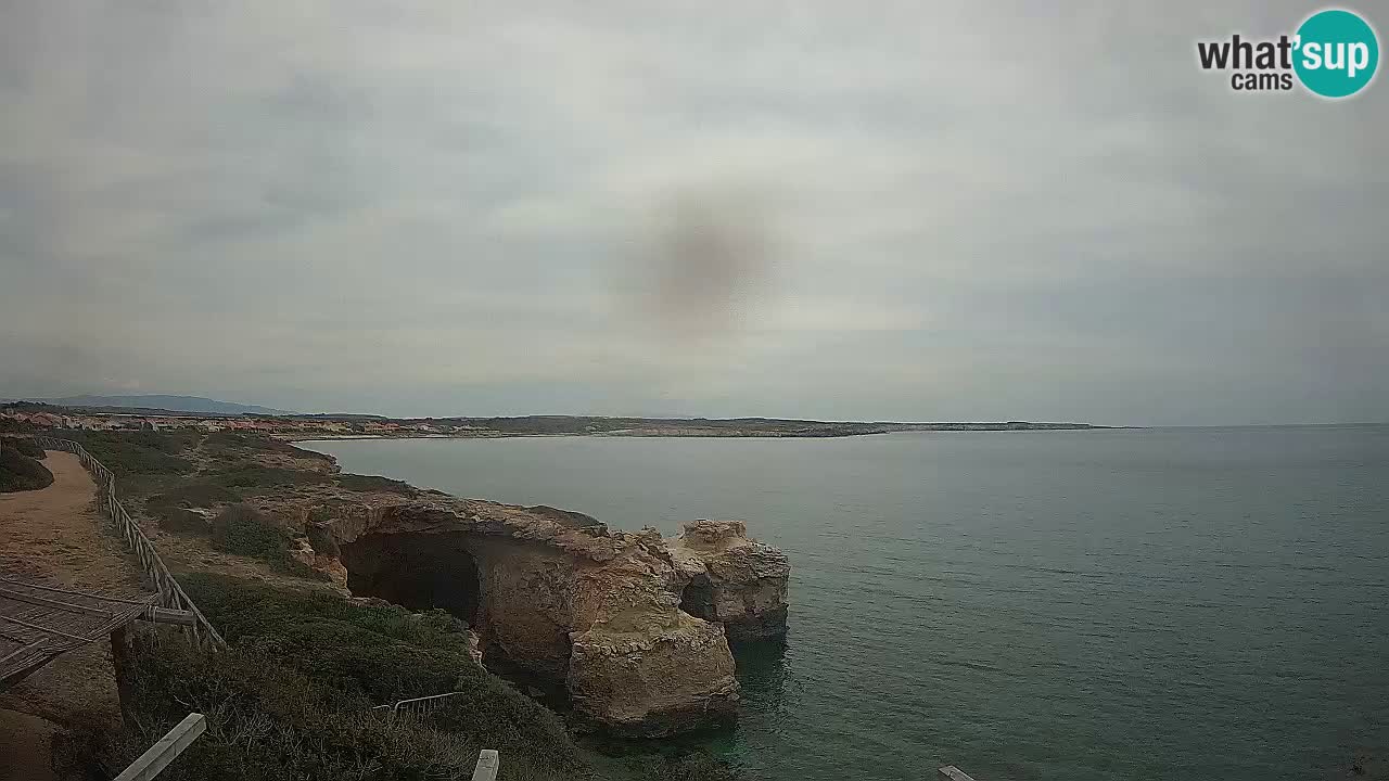 Live Webcam Putzu Idu beach – Arco di S’Architteddu – Oristano livecam Sardinia – Italy