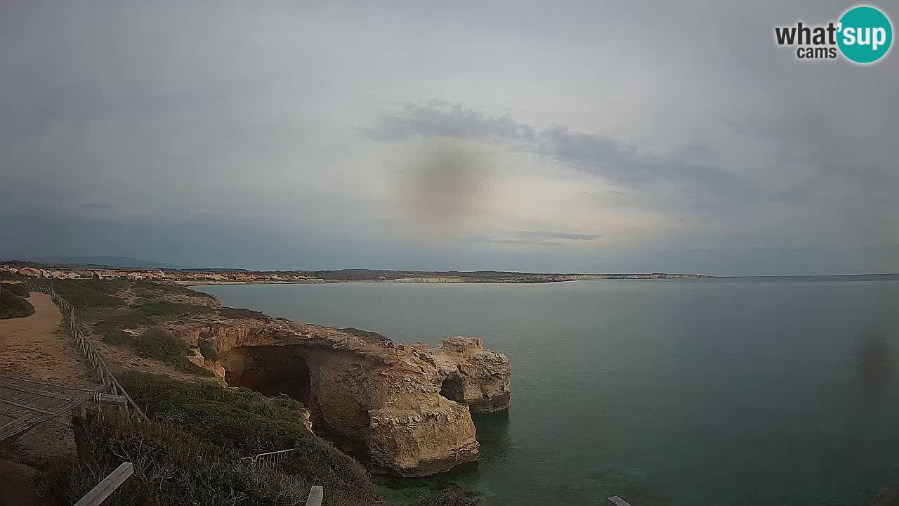 Live Webcam Putzu Idu Strand – Arco di S’Architteddu – Oristano livecam Sardinien – Italien