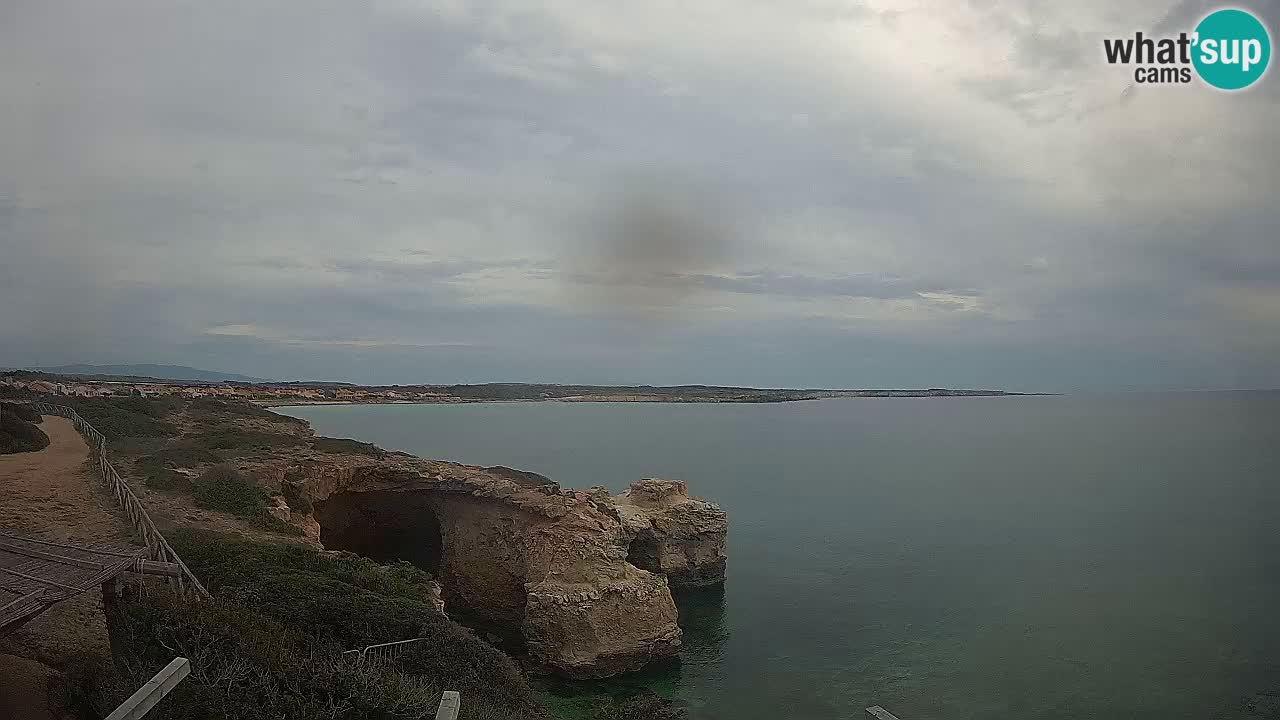 Live Webcam Putzu Idu beach – Arco di S’Architteddu – Oristano livecam Cerdeña – Italia