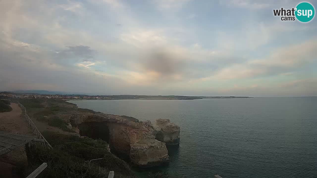 Live Webcam Putzu Idu Strand – Arco di S’Architteddu – Oristano livecam Sardinien – Italien