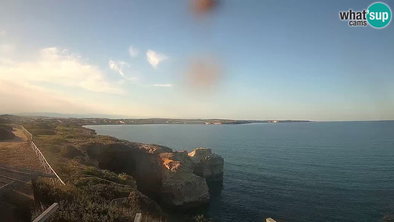 Live Webcam Putzu Idu beach – Arco di S’Architteddu – Oristano livecam Cerdeña – Italia
