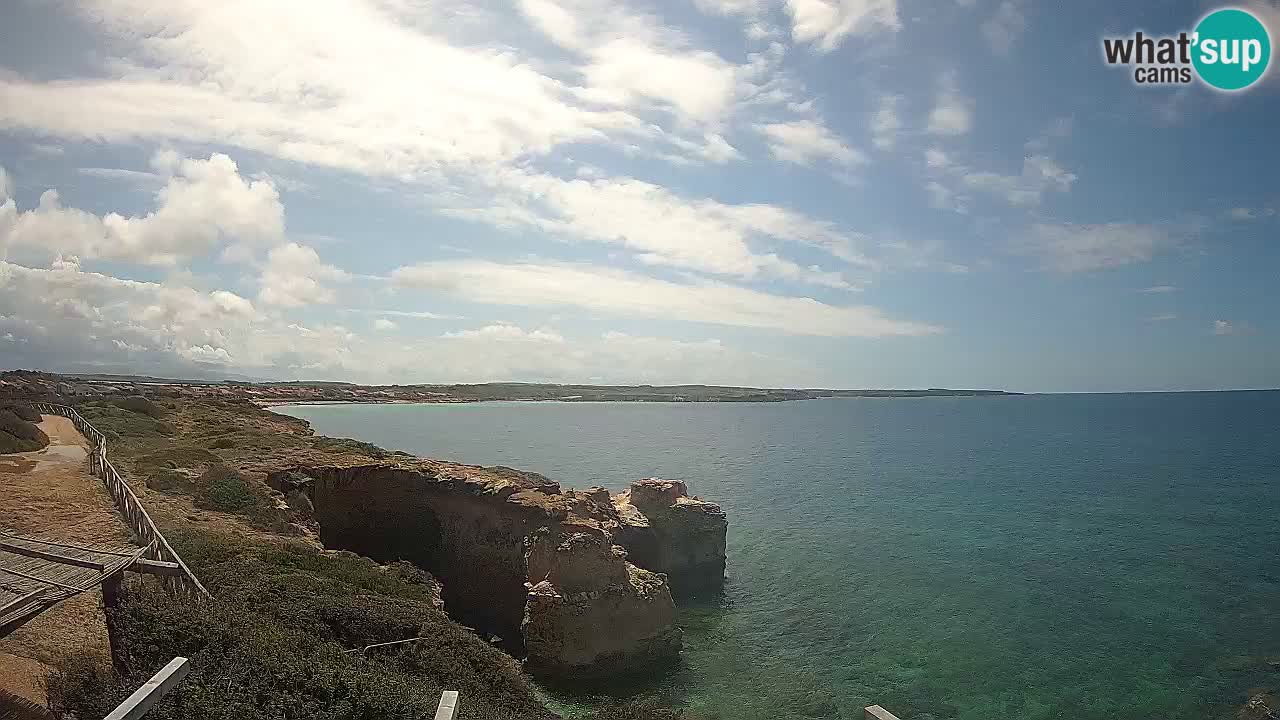 Live Webcam Putzu Idu beach – Arco di S’Architteddu – Oristano livecam Cerdeña – Italia