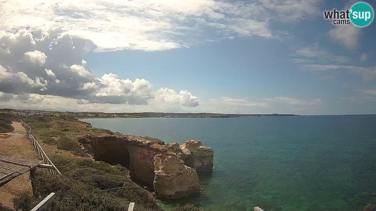 Live Webcam Putzu Idu Strand – Arco di S’Architteddu – Oristano livecam Sardinien – Italien