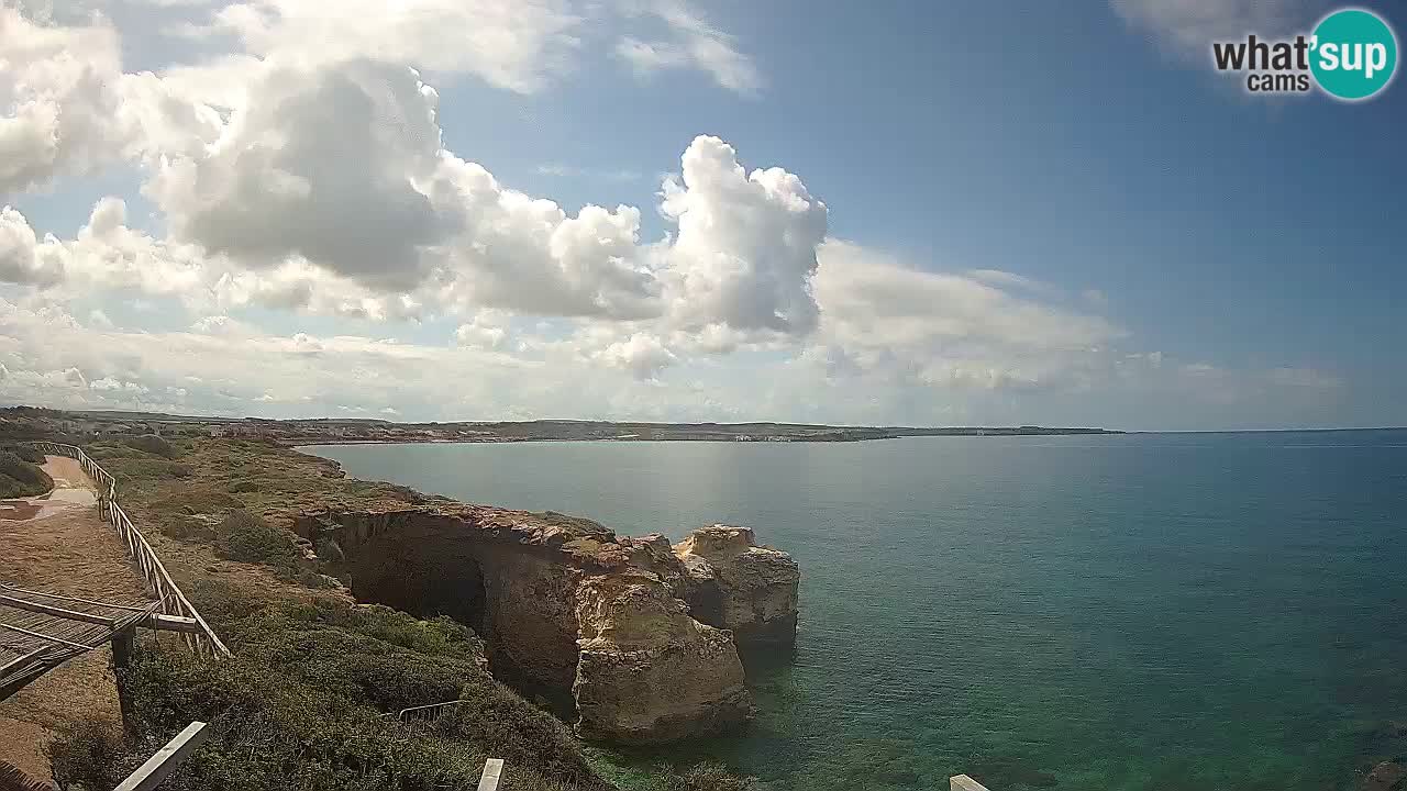 Live Webcam Putzu Idu Strand – Arco di S’Architteddu – Oristano livecam Sardinien – Italien