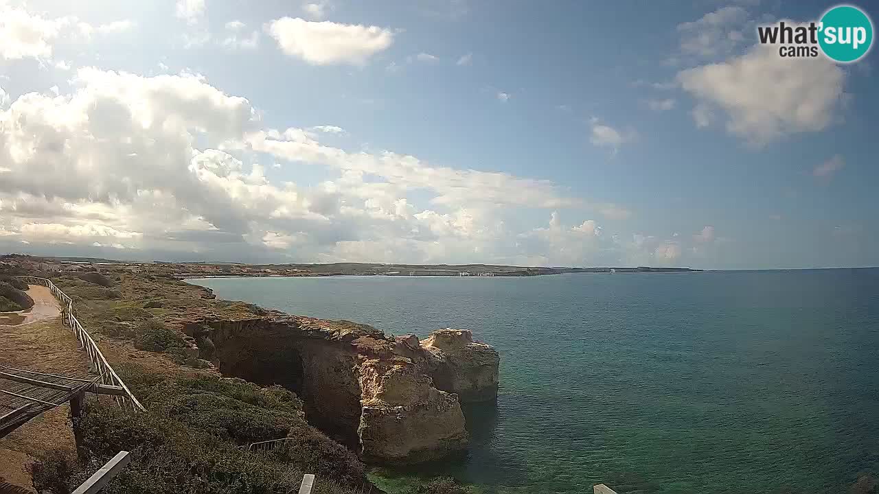 Live Webcam Putzu Idu Strand – Arco di S’Architteddu – Oristano livecam Sardinien – Italien