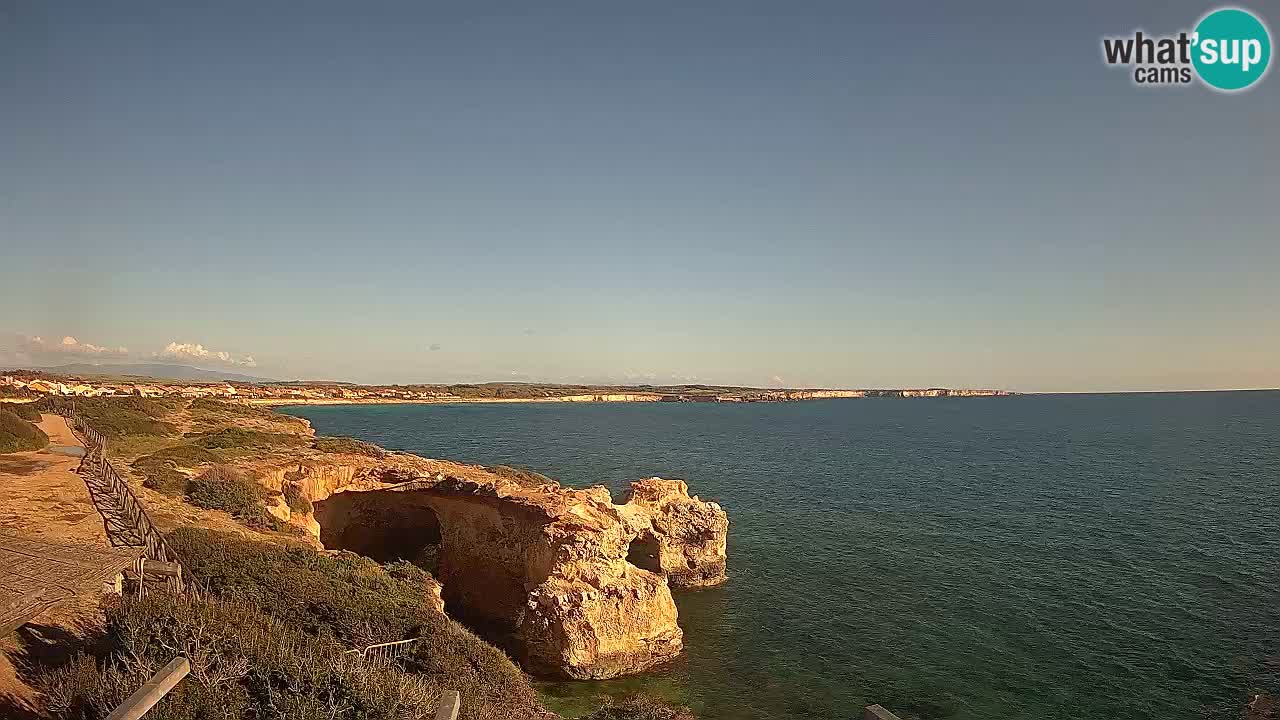 Live Webcam Putzu Idu beach – Arco di S’Architteddu – Oristano livecam Cerdeña – Italia