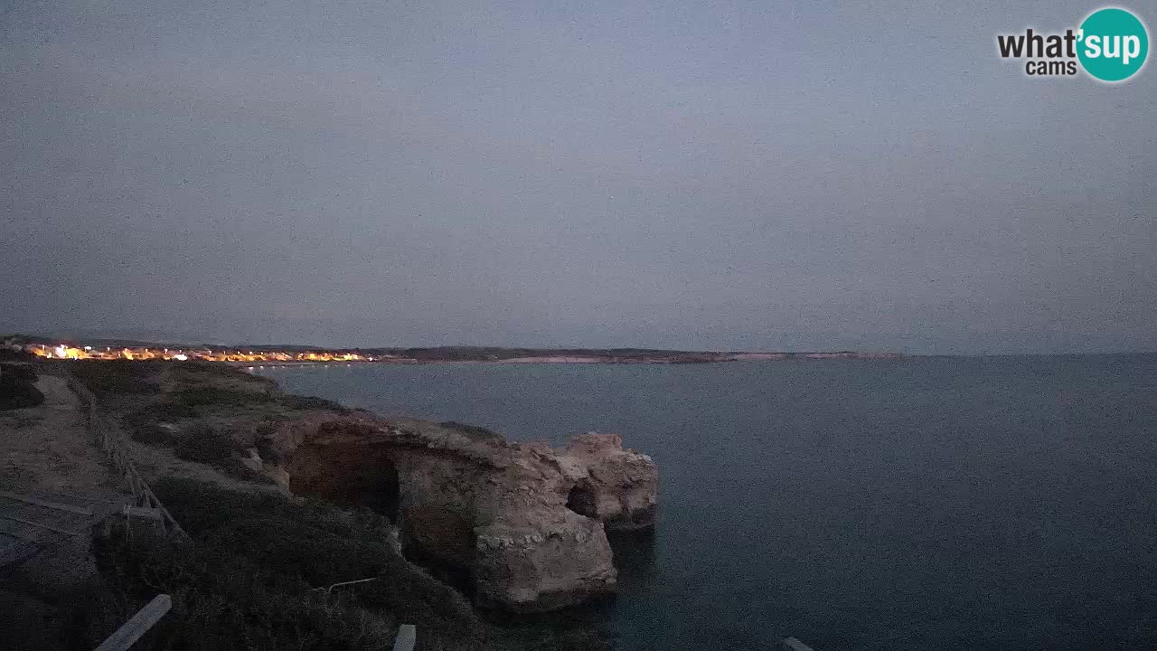 Live Webcam Putzu Idu beach – Arco di S’Architteddu – Oristano livecam Cerdeña – Italia