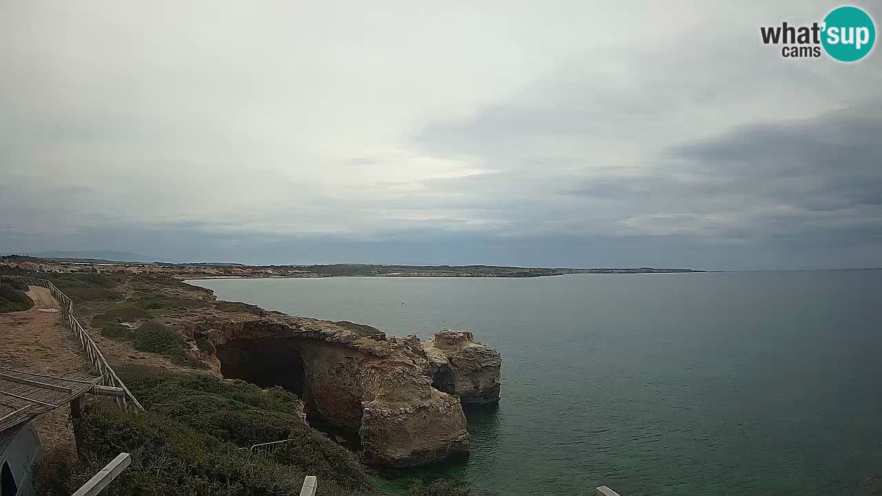 Webcam en direct Plage Putzu Idu – Arco di S’Architteddu – Oristano livecam Sardaigne – Italie
