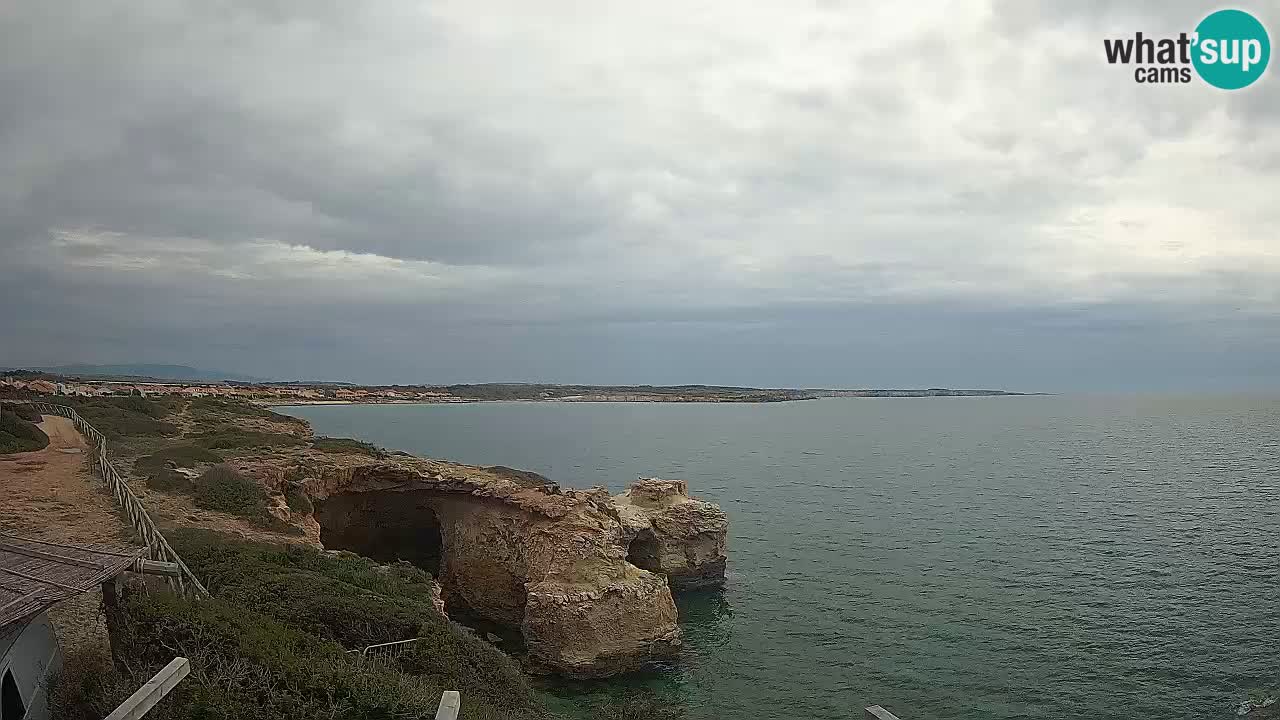 Webcam en direct Plage Putzu Idu – Arco di S’Architteddu – Oristano livecam Sardaigne – Italie