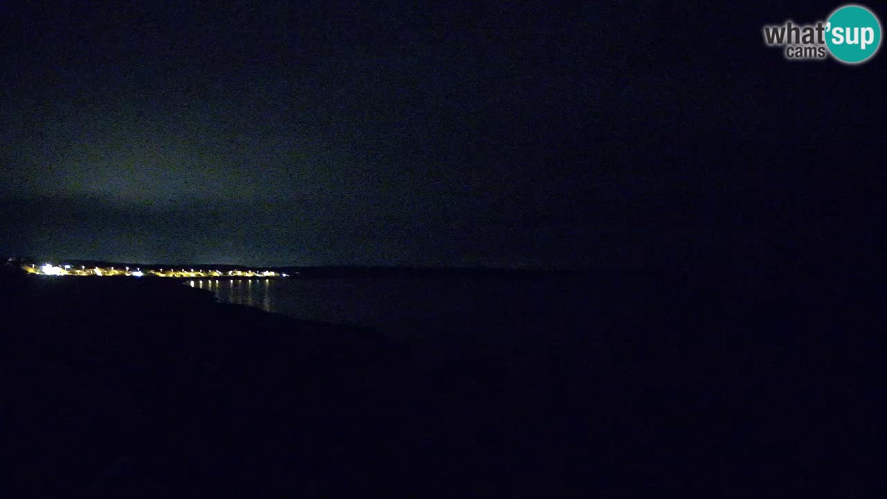 Spletna kamera v živo Plaža Putzu Idu – Arco di S’Architteddu – webcam Oristano Sardinija – Italija
