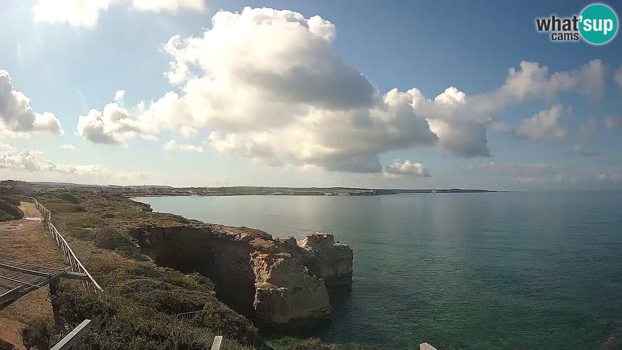 Live Webcam Putzu Idu beach – Arco di S’Architteddu – Oristano livecam Sardinia – Italy