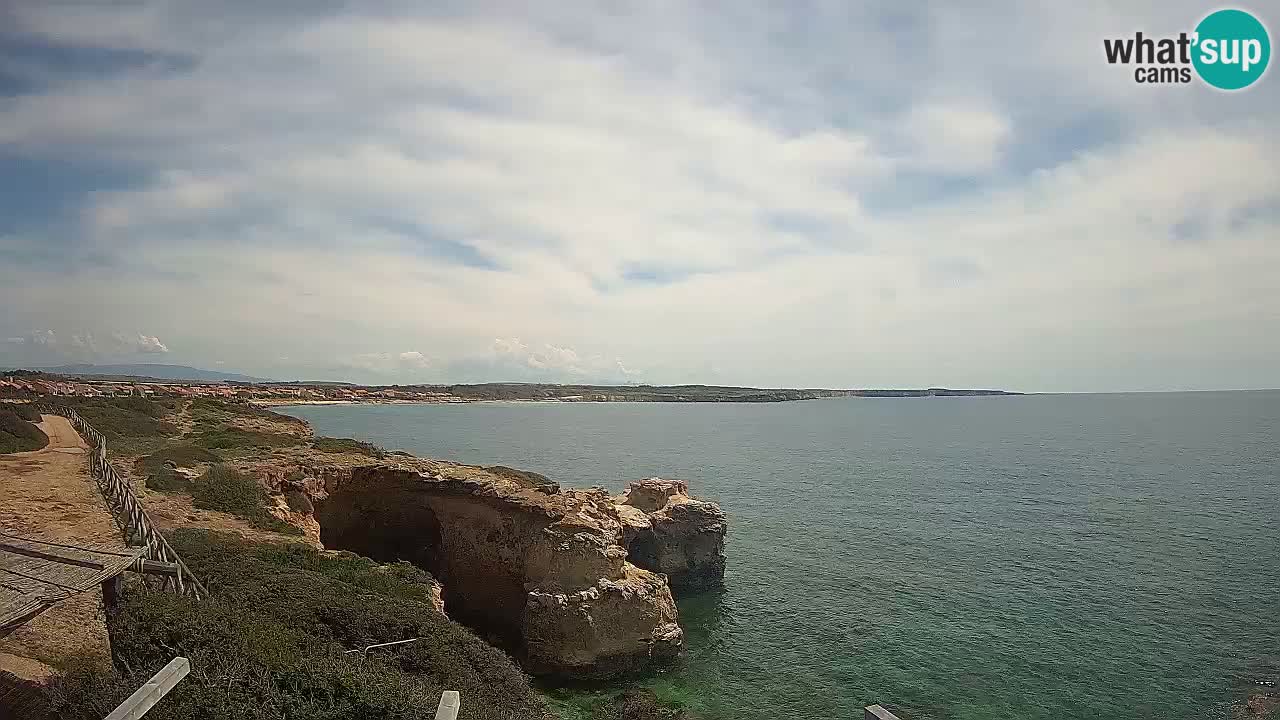 Webcam en direct Plage Putzu Idu – Arco di S’Architteddu – Oristano livecam Sardaigne – Italie