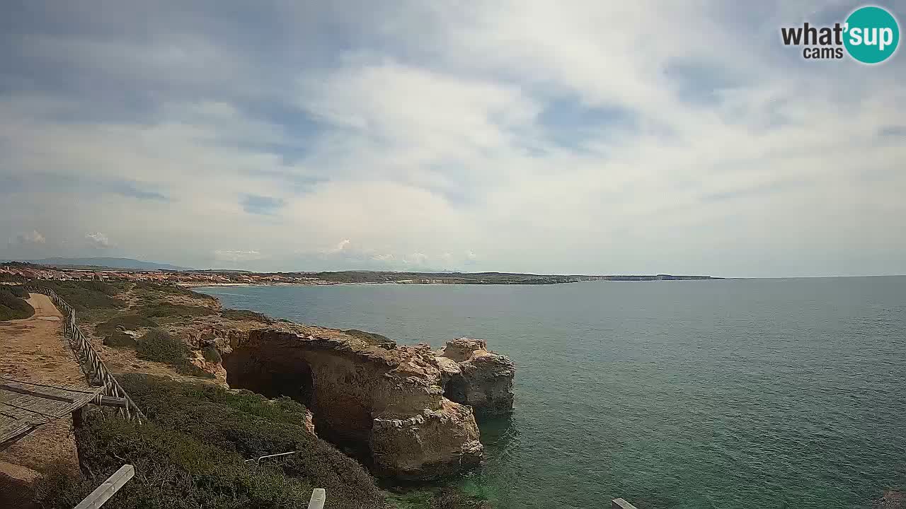Webcam en direct Plage Putzu Idu – Arco di S’Architteddu – Oristano livecam Sardaigne – Italie