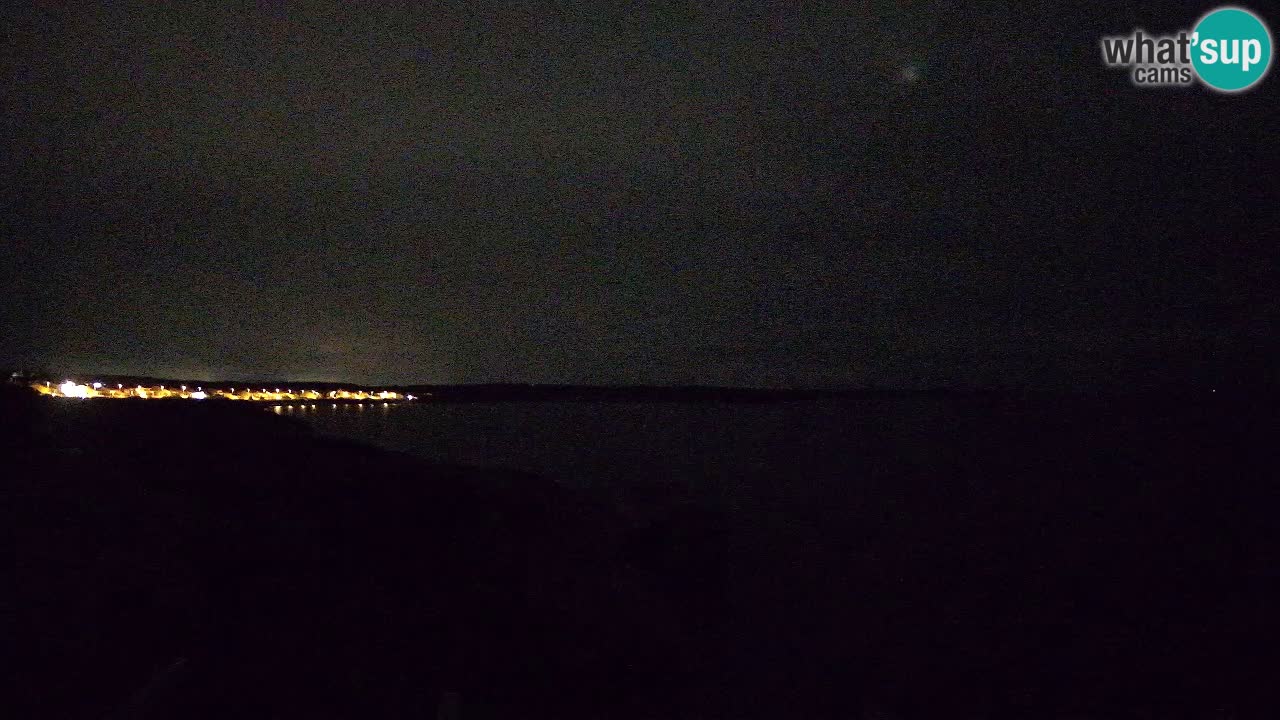 Spletna kamera v živo Plaža Putzu Idu – Arco di S’Architteddu – webcam Oristano Sardinija – Italija