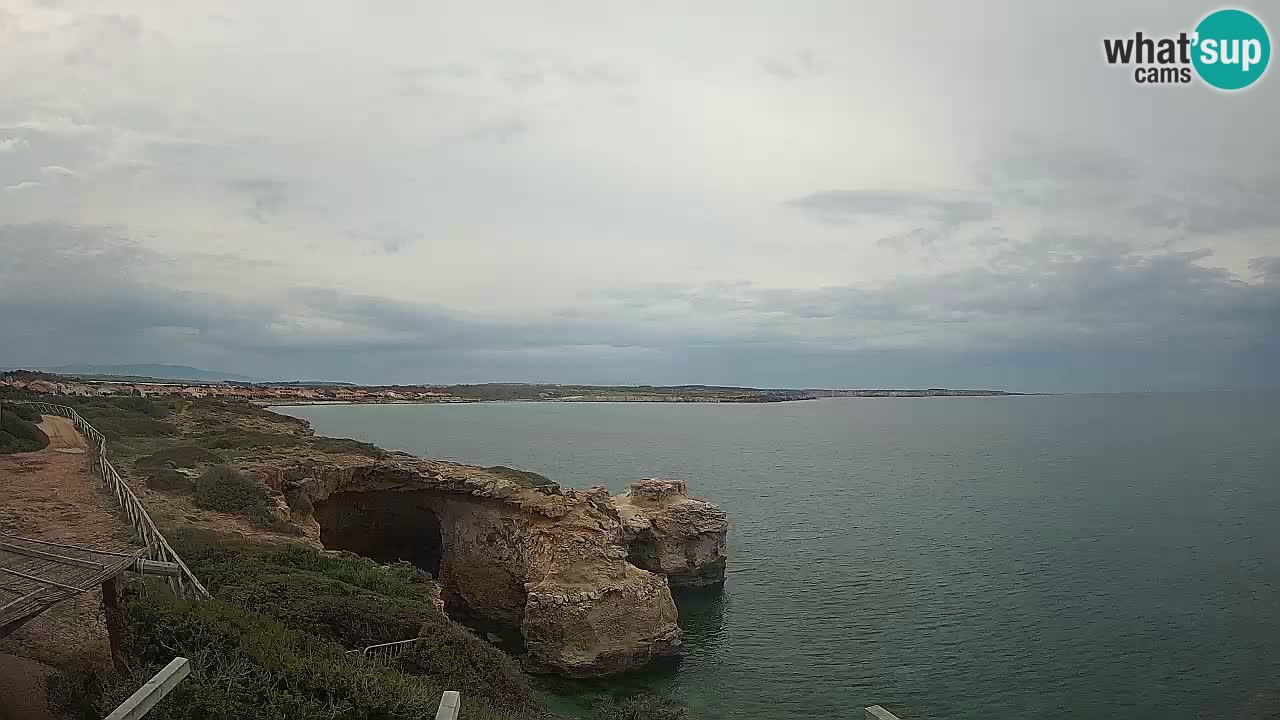Web kamera uživo Plaža Putzu Idu – Arco di S’Architteddu – Oristano Sardinija – Italija