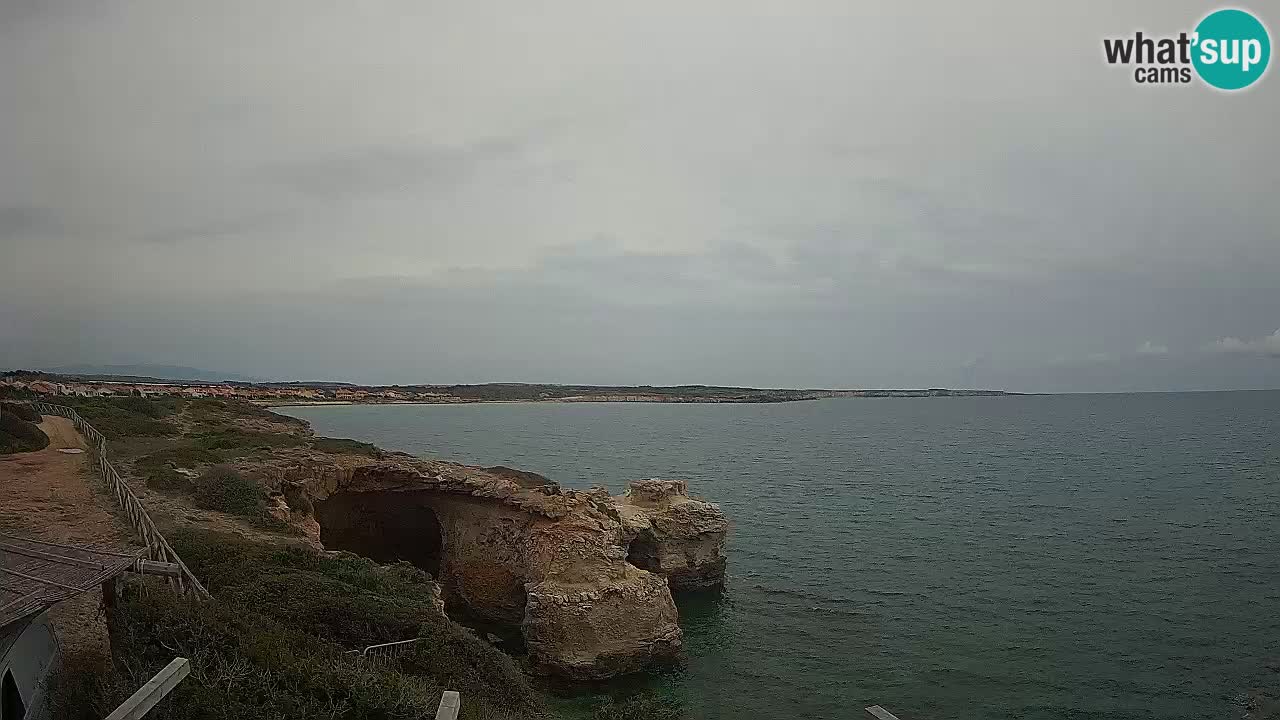 Live Webcam Putzu Idu beach – Arco di S’Architteddu – Oristano livecam Cerdeña – Italia