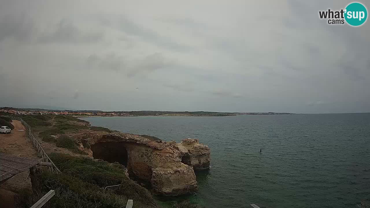 Live Webcam Putzu Idu beach – Arco di S’Architteddu – Oristano livecam Cerdeña – Italia