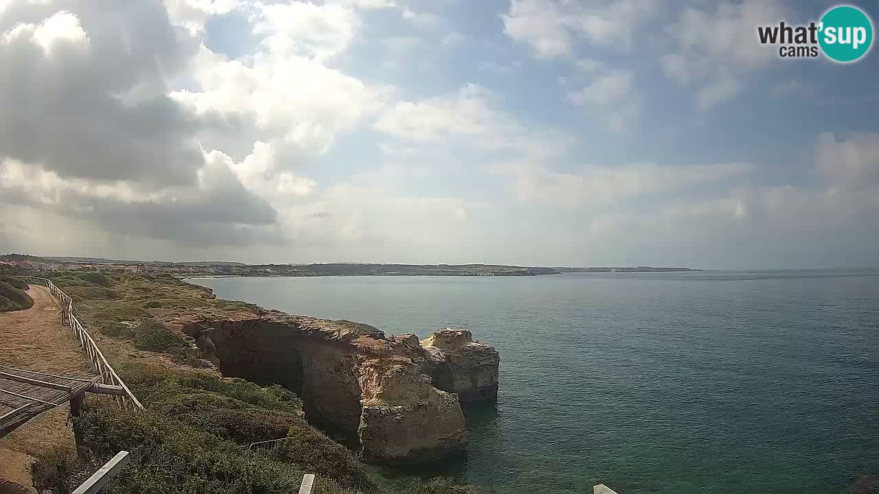Live Webcam Putzu Idu beach – Arco di S’Architteddu – Oristano livecam Sardinia – Italy