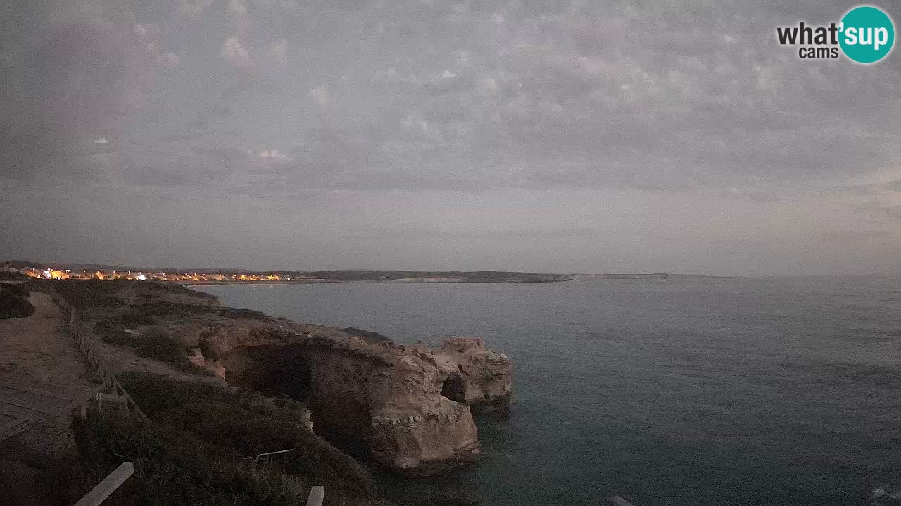 Live Webcam Putzu Idu beach – Arco di S’Architteddu – Oristano livecam Cerdeña – Italia