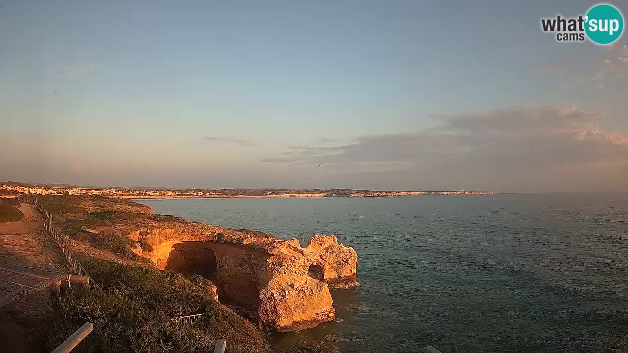 Live Webcam Putzu Idu beach – Arco di S’Architteddu – Oristano livecam Cerdeña – Italia