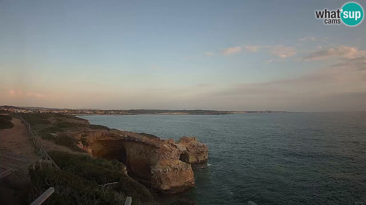 Live Webcam Putzu Idu beach – Arco di S’Architteddu – Oristano livecam Sardinia – Italy