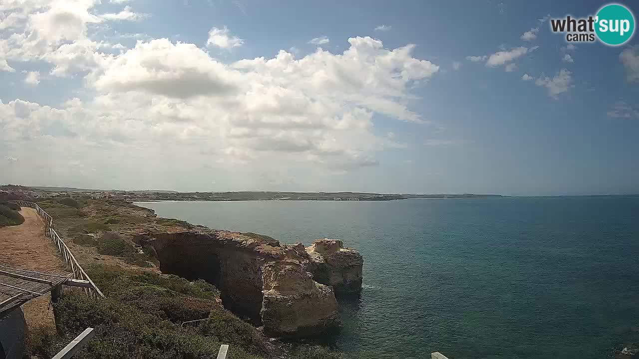Live Webcam Putzu Idu beach – Arco di S’Architteddu – Oristano livecam Cerdeña – Italia