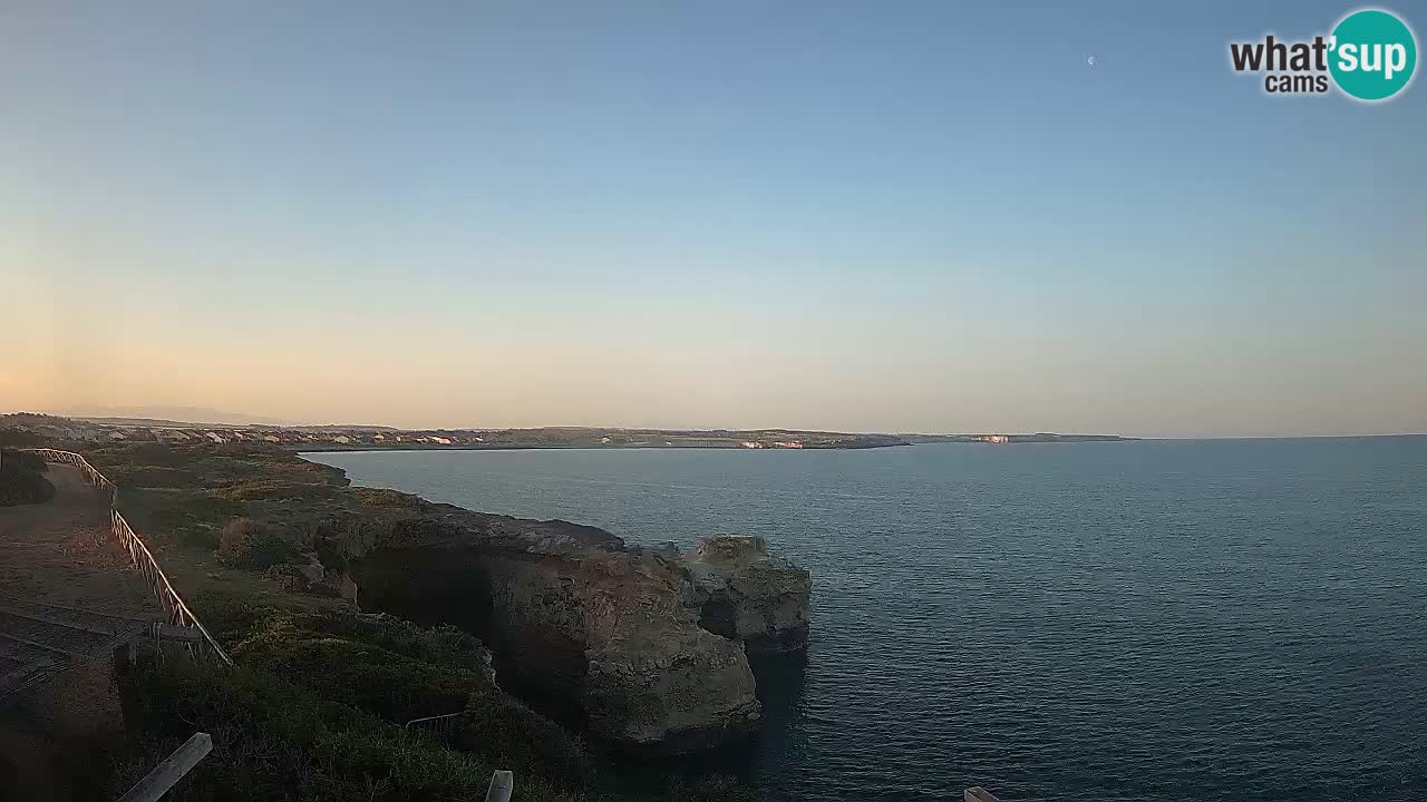 Live Webcam Putzu Idu beach – Arco di S’Architteddu – Oristano livecam Sardinia – Italy