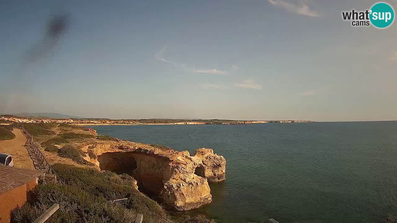 Web kamera uživo Plaža Putzu Idu – Arco di S’Architteddu – Oristano Sardinija – Italija