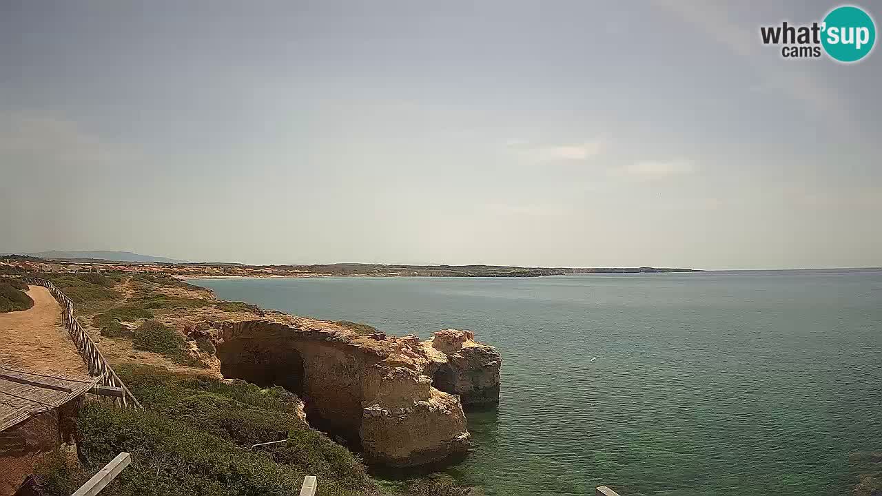 Live Webcam Putzu Idu Strand – Arco di S’Architteddu – Oristano livecam Sardinien – Italien