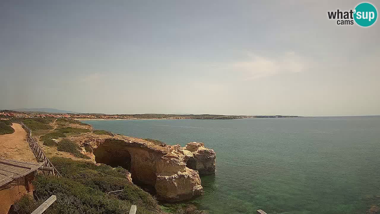 Live Webcam Putzu Idu beach – Arco di S’Architteddu – Oristano livecam Cerdeña – Italia