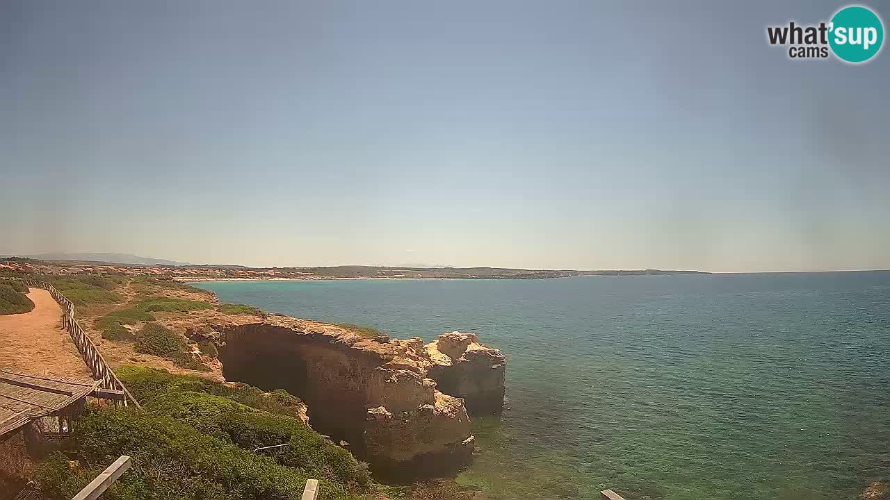 Web kamera uživo Plaža Putzu Idu – Arco di S’Architteddu – Oristano Sardinija – Italija