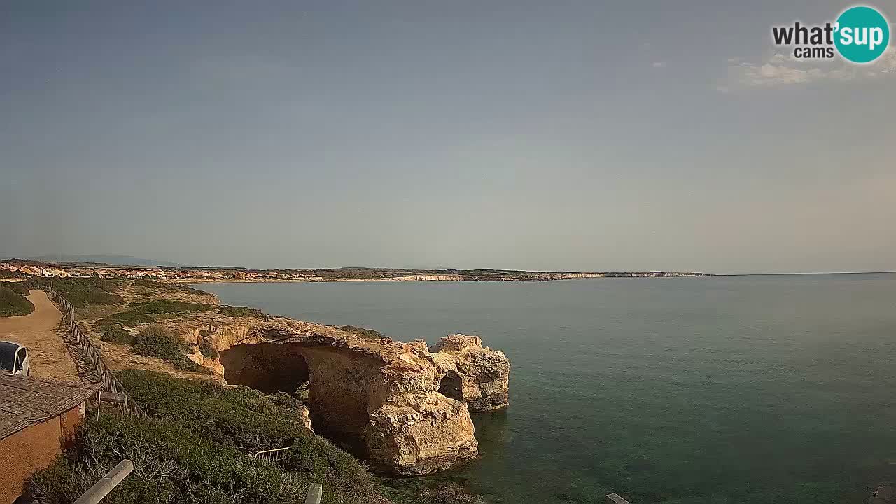 Live Webcam Putzu Idu beach – Arco di S’Architteddu – Oristano livecam Sardinia – Italy