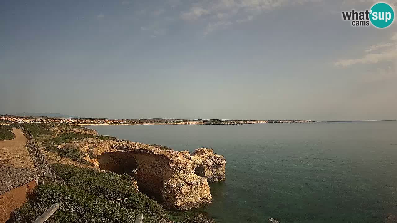 Live Webcam Putzu Idu beach – Arco di S’Architteddu – Oristano livecam Cerdeña – Italia