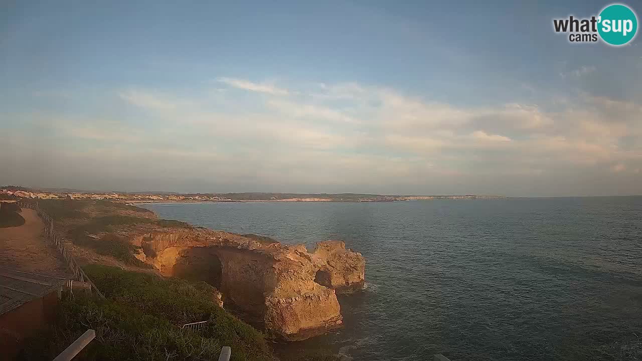 Live Webcam Putzu Idu beach – Arco di S’Architteddu – Oristano livecam Sardinia – Italy