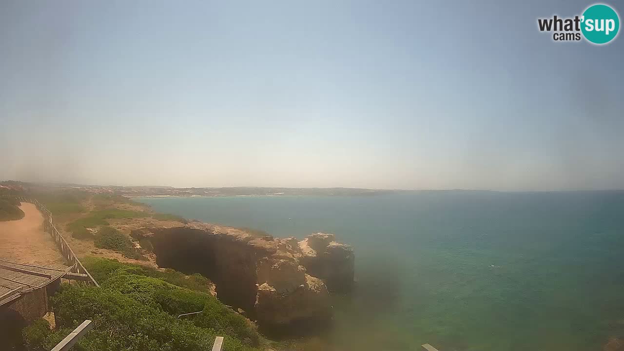 Live Webcam Putzu Idu beach – Arco di S’Architteddu – Oristano livecam Sardinia – Italy