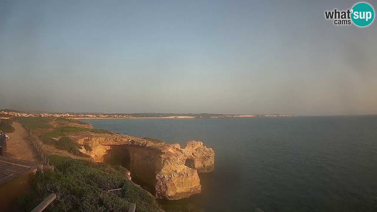 Live Webcam Putzu Idu beach – Arco di S’Architteddu – Oristano livecam Sardinia – Italy